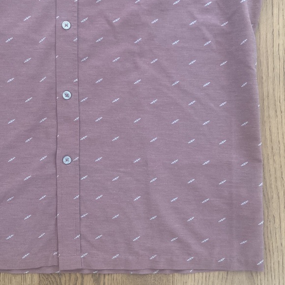 Men's Pink Casual Button Down Shirt - Picture 5 of 10